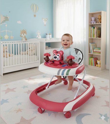 הליכון ברווז ורוד