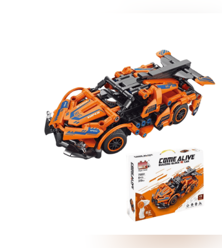 ليجو -COME ALIVE MACHINA سيارة  لتجميع 396 قطعة مع جهاز تحكم عن بعد