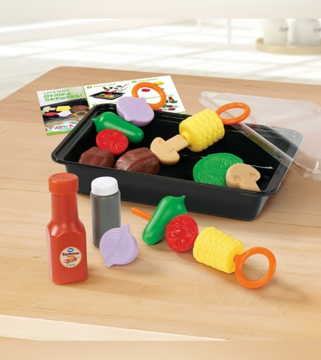 أعد وجبة للعب الأسياخ على الشواية