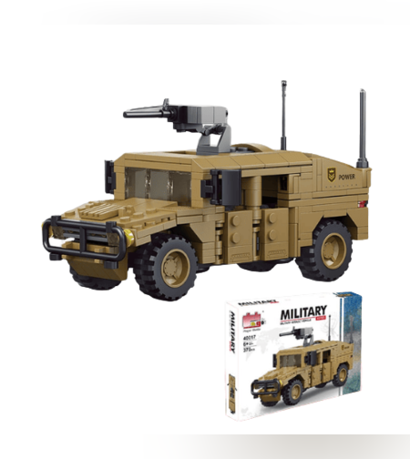 ليجو -COME ALIVE MACHINA  جيب حرب عسكري لتجميع 396 قطعة