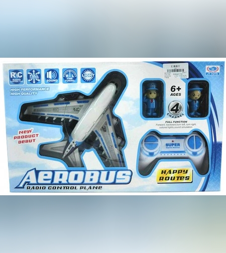 מטוס על שלט + טייסים Best Wheels Eurobus