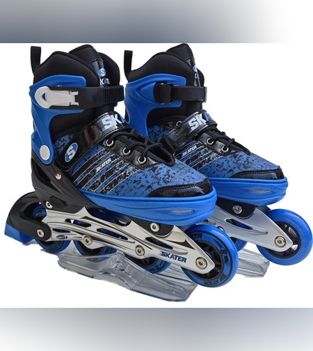 גלגלים - רולר בליידס מידה L מבית Skater - צבע כחול