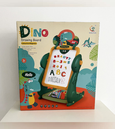 לוח ציור -דו צדדי - דינוזרק