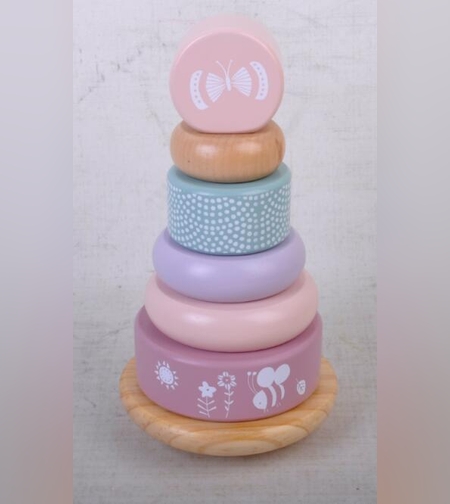 برج   حلقات   من الخشب-   Pit Toys -