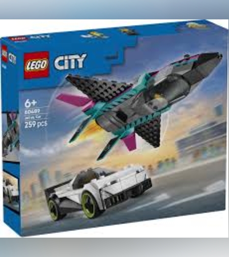 ليجو الطائرة النفاثة مقابل السيارة  LEGO City 60489