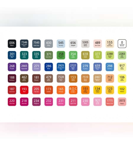 מארז 60 טושים דו צדדי -