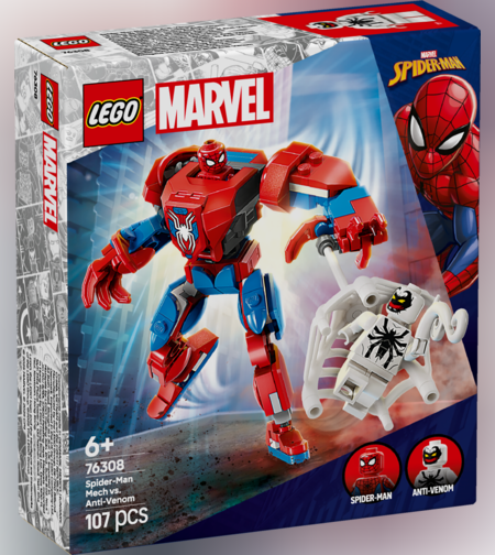 ليغو سوبر هيروز سبايدرمان ضد روبوت أنتي-فينوم 76308 - ليغو LEGO