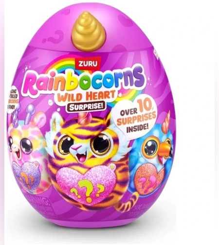 بيضة قوس قزح مع دمية 1 Zuru Rainbocorns - הפתעת Wild Heart