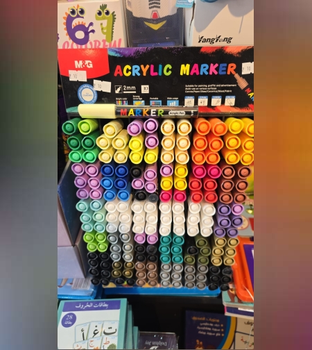 1 טוש אקריליים פוסקה 2MM