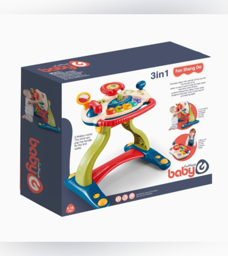 שולחן פעילות 3 in 1 Walker