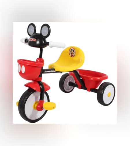 תלת אופן מיקי מאוס - ראש מיקי