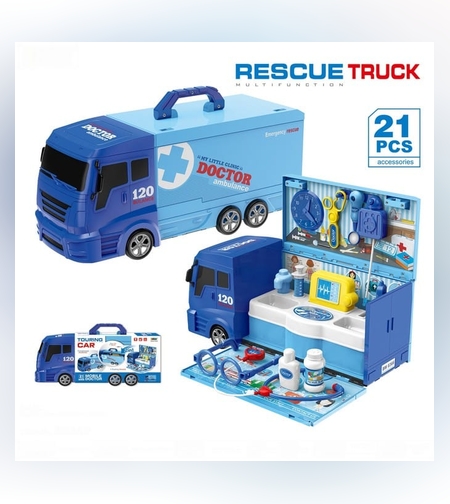 حقيبة شاحنة طبية مكونة من 21 قطعة