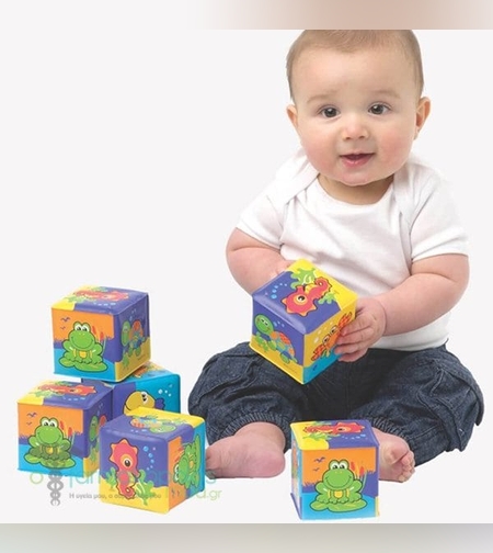 مكعبات الاستحمام الناعمة playgro