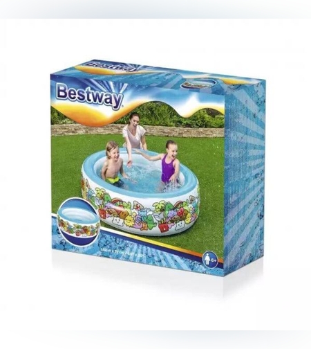 בריכה מתנפחת צבעונית 152X51 Bestway