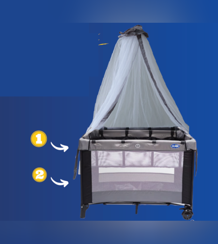 לול 2 קומות fold-able playpen