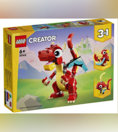 ليغو كريتور 3 في 1 التنين الأحمر (31145) Lego -