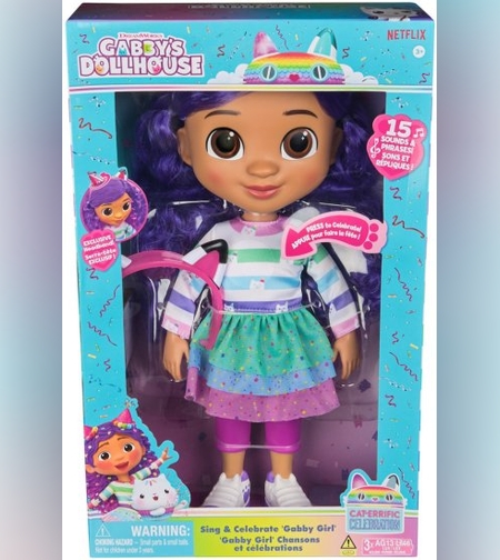 בית הבובות של גבי - בובת גבי 33 ס''מ- Gabby's Dollhouse -