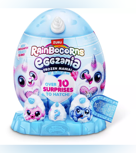 بيضة مفاجأة قوس قزح الذرة من فروزن مانيا MANIA Rainbocorns
