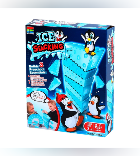 אתגר הפינגווינים המרגש  Ice Stacking Game
