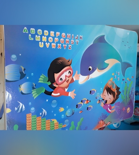 طاولة وكرسي قابلين للطي - دولفين-