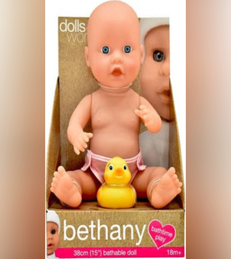 دمية طفل حديث الولادة (38 سم) Dolls World - -