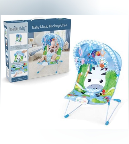 טרמפולינה  - כיסא נדנדה מוזיקלי לתינוקות Happicutebaby