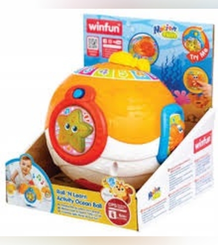 لعبة ون فن العب وتعلم مع كرة المحيط التفاعلية  Winfun