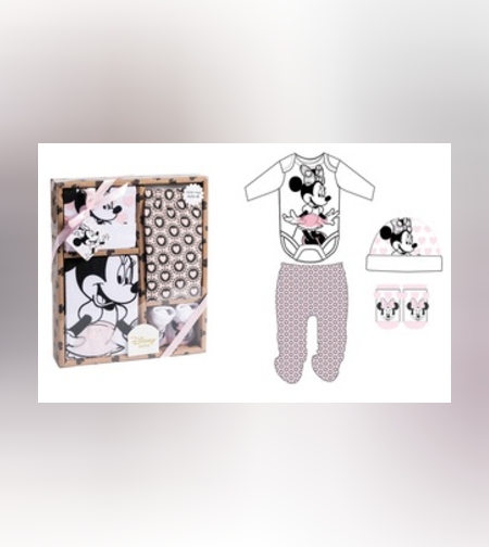 طقم هدية للمولود الجديد - ميني -disney -