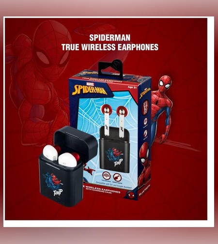 سماعات سبايدرمان في صندوق