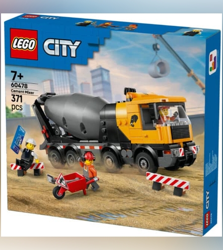 לגו City – מערבל בטון (60478) LEGO