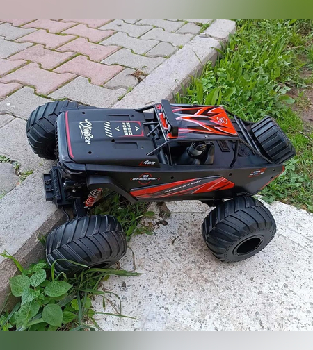 משינה - רכב שטח מפלצתי הנעה 4X4 נטען - Machina Titan X Monster Pro