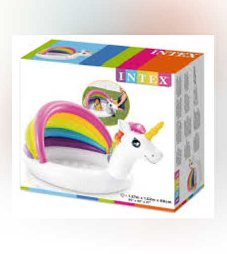 حوض سباحة للأطفال 127×101×69 سم، INTEX 57113 - يونيكورن