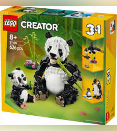 الحياة البرية: عائلة الباندا من ليغو كريتور 3 في 1 31165 Lego -