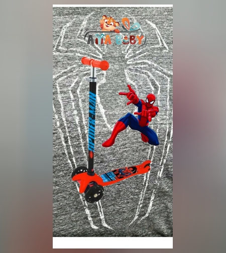 سكوتر 3 عجلات سبايدرمان