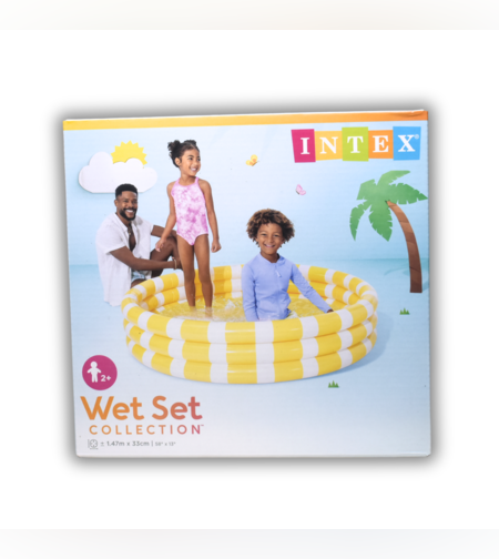 مسبح دائري بتصميم ليموني، 147 × 33 سم، INTEX 58432