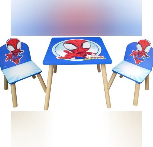 طاولة خشب مع كراسي -SPODERMAN -