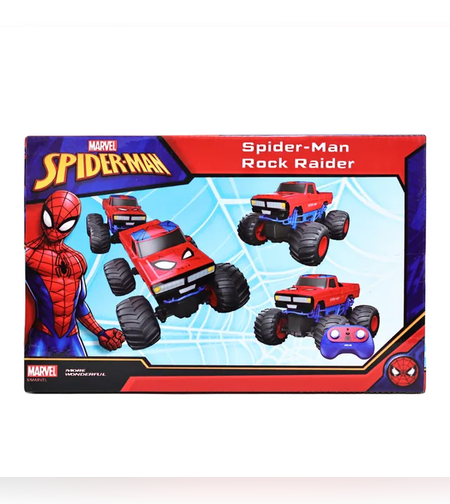 Marvel - מכונית צעצוע שלט רחוק Spider-Man Rock Raider
