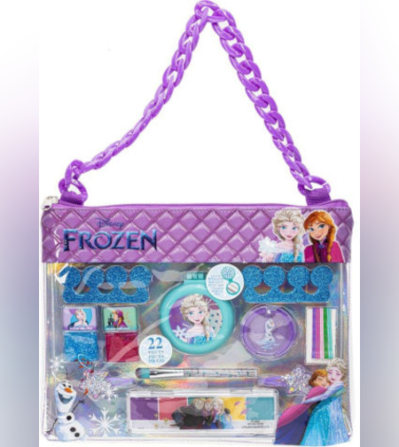 حقيبة مكياج وإكسسوارات شعر فروزن