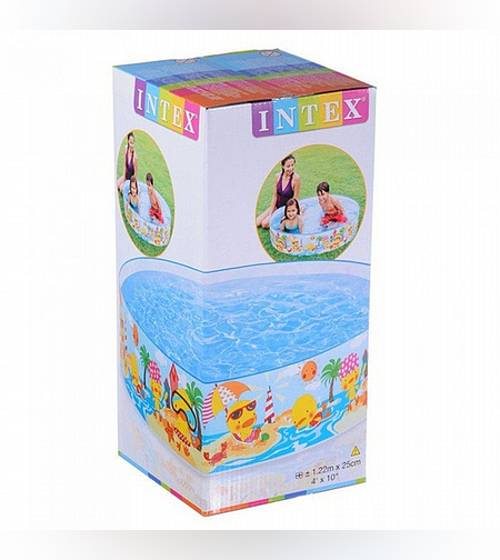 بركة  للأطفال بجوانب صلبة (لا يحتاج إلى نفخ) بقطر 1.22 متر، موديل 58477
