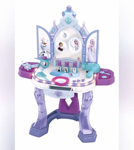 שידת יופי פרוזן אורות וצלילים נפתחת במגע