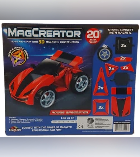 הרכבה מכונית מגנטי בקופסה