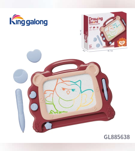 לוח ציור צבעוני מגנטי גדול עם עפרון ציור מיוחד  45CM