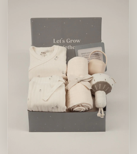 מארז מיננה- Welcome, Little One - צבע שמנת