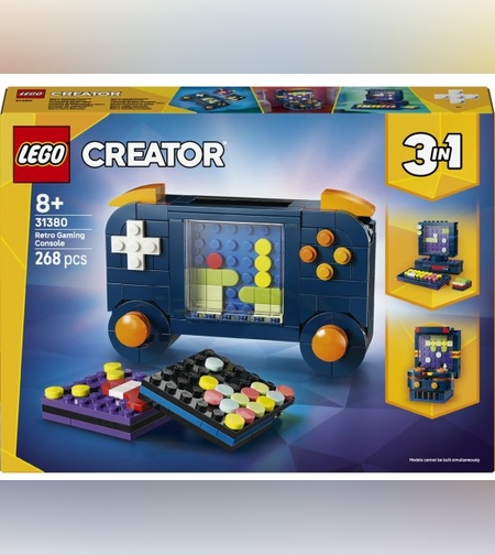 جهاز ألعاب ليغو كريتور 3 في 1 ريترو 31380 Lego -
