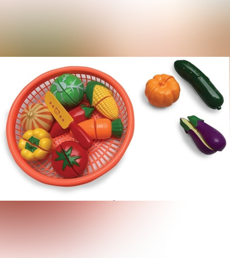 סלסלת ירקות למשחקי דמיון 22 חלקים