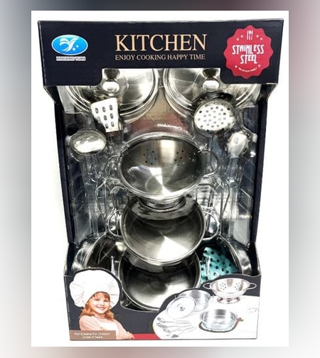 11 قطعة من أدوات المطبخ المصنوعة من الفولاذ المقاوم للصدأ في الشبكة - Copy 0