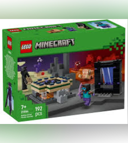 ليغو ماينكرافت رحلة إلى بوابة العالم السفلي وبوابة النهاية 21584 Lego