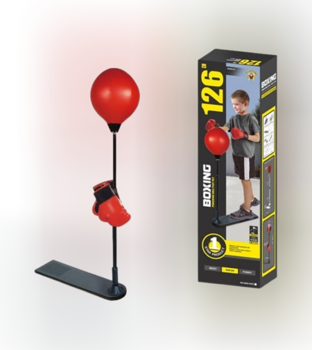 אגס אגרוף רצפתי כולל כפפות