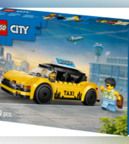 - Lego סיטי - מונית צהובה 60487