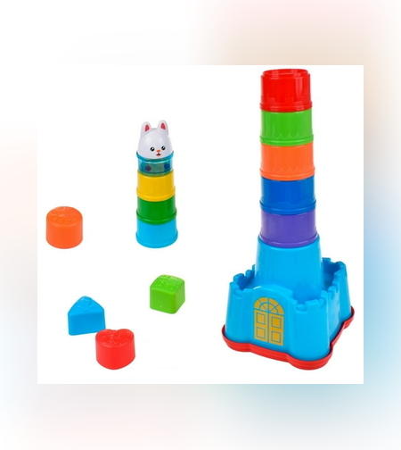 מגדל כוסות שפן 10 קומות